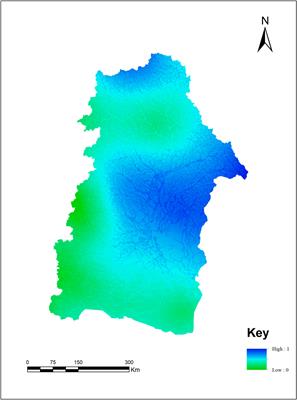 The Natural Suitability of Human Settlements and Their Spatial Differentiation in the Nenjiang River Basin, China
